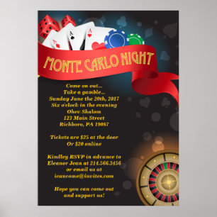 Poster Monte Carlo 26 x 36