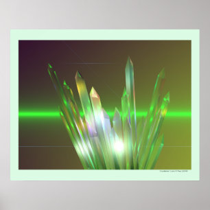 Poster Montée de cristal