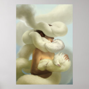 Poster montée de fourrure