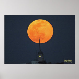 Poster Montée de la lune de super vers