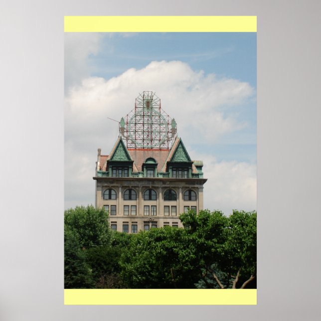 Poster Montée électrique de la ville (Devant)