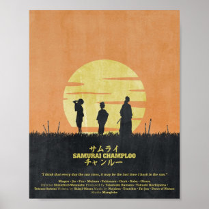 Poster Montée solaire de Samurai Champloo