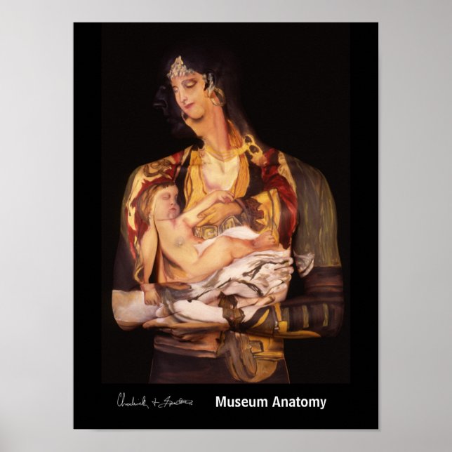 Poster Monténégro Femme avec enfant, après Jaroslav Cerma (Devant)