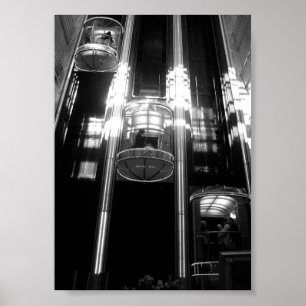 Poster Monter, descendre, et surtout autour