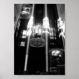 Poster Monter, descendre, et surtout autour