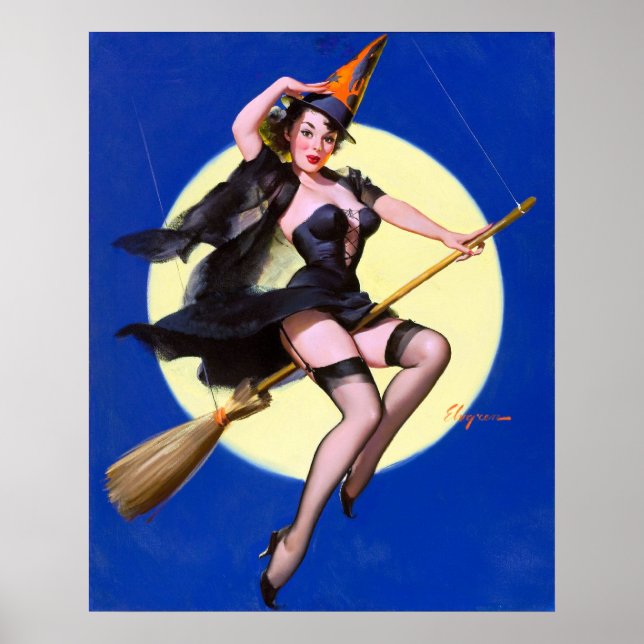 Poster Monter la broche de la lune vers le haut (Devant)
