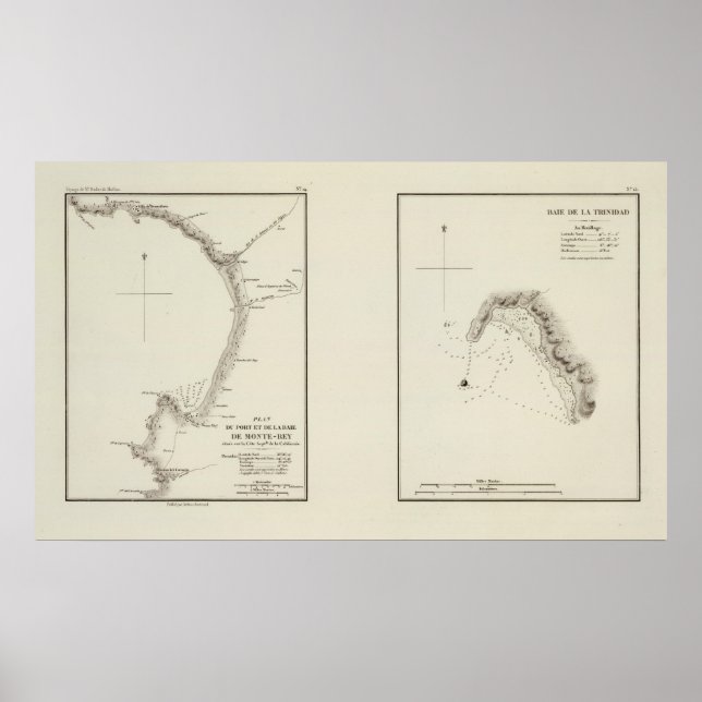 Poster Monterey Bay, Californie (Devant)