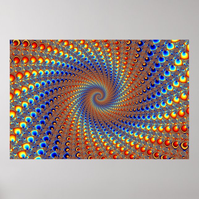 Poster Monterey Fractal Art (Devant)