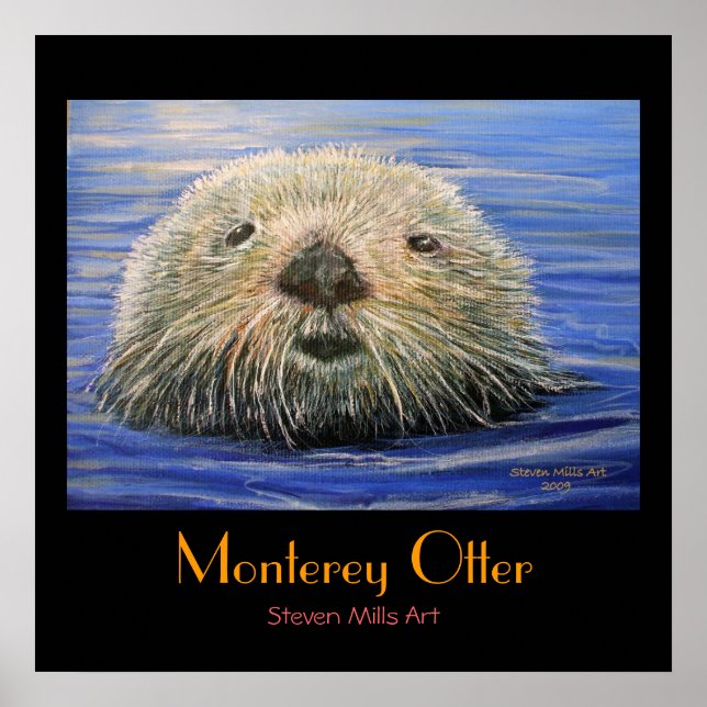 Poster Monterey Otter (Devant)