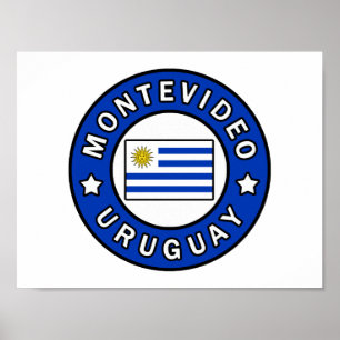 Poster Montevideo Uruguay
