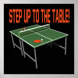 Poster Montez À La Table