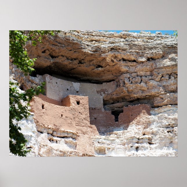 Poster Montezuma Castle Cliff Dwelling - Montezuma (Devant)