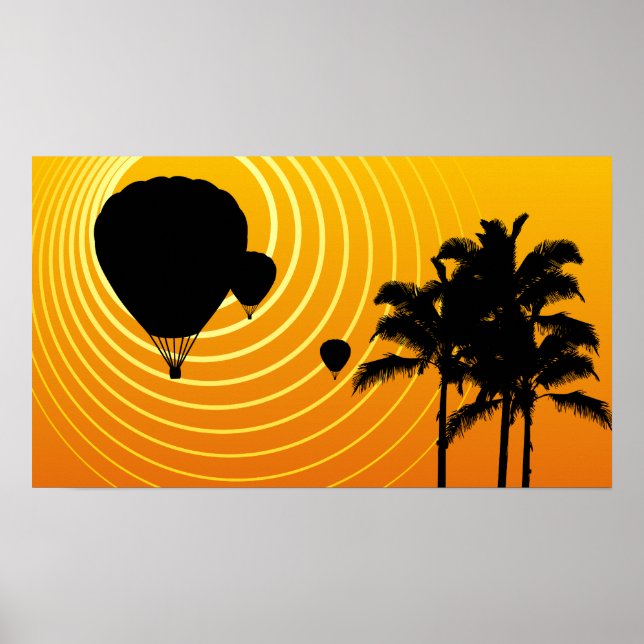 Poster montgolfières (Devant)