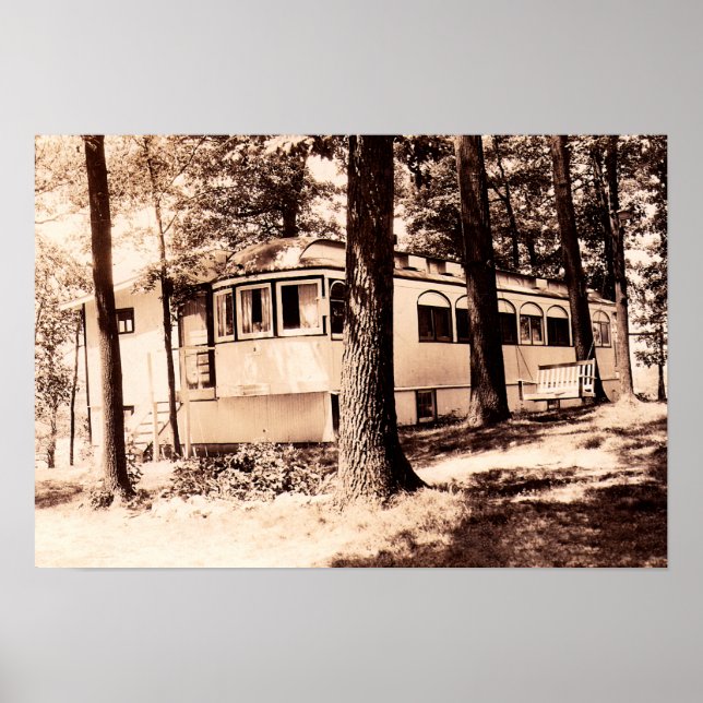 Poster Monticello Indiana Vintage Shafer Lake (Devant)
