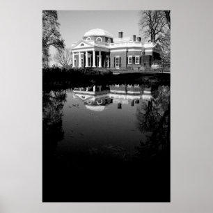 Poster Monticello sur l'eau