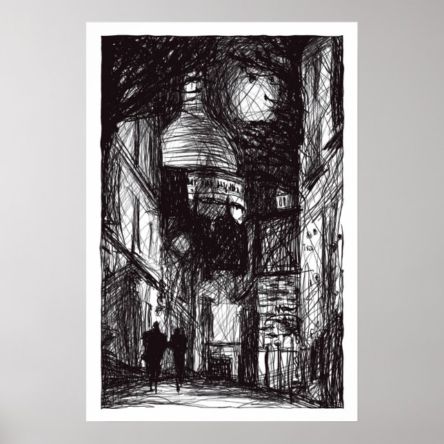 Poster Montmartre I (Devant)