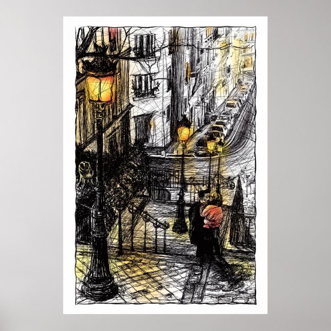 Poster Montmartre VIII (Devant)