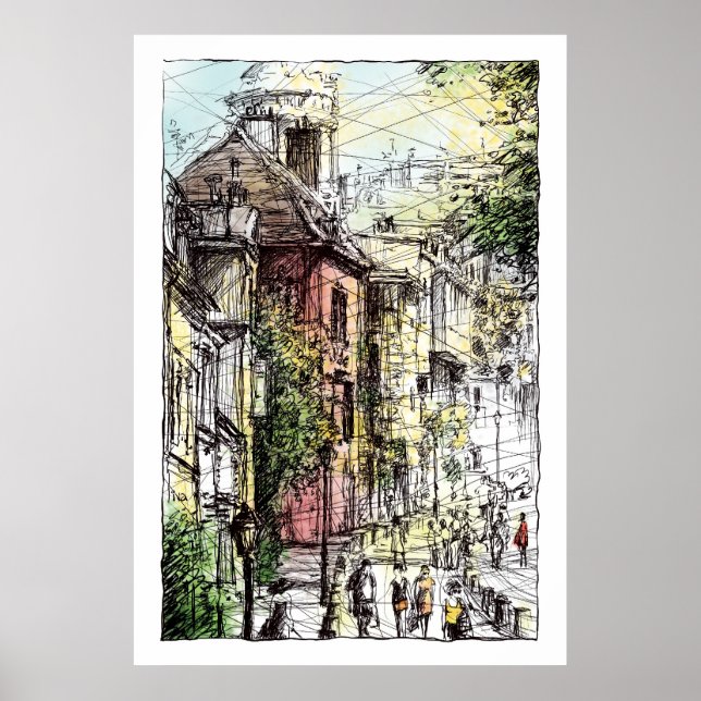 Poster Montmartre XV (Devant)
