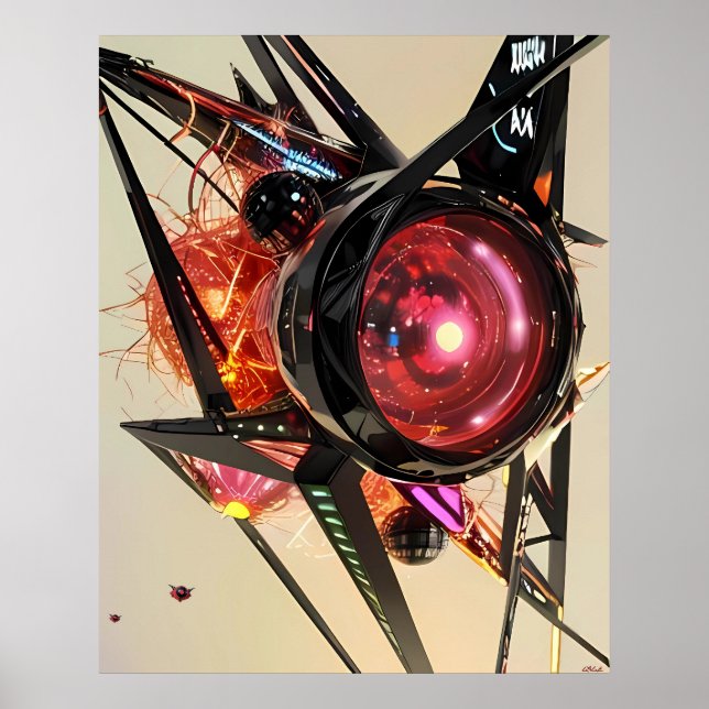 Poster Montre de drone (Devant)