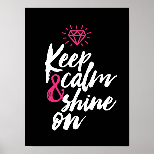 Poster Montre Le Calme Sur L'Affiche De Citation Motivati (Devant)