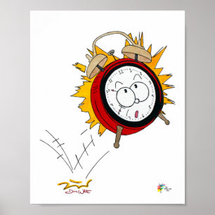 Poster Montre réveil Art 1040 Comptable