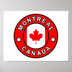 Poster Montréal Canada