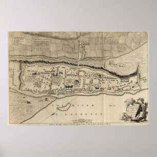 Poster Montréal ou Ville Marie