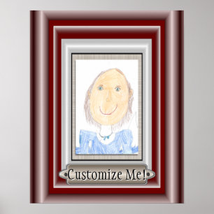 Poster Montrez l'art ou la photo de votre enfant