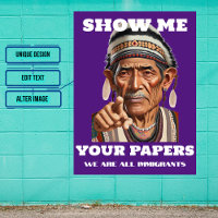 Montrez-Moi Vos Papiers Immigration Homme Pointing