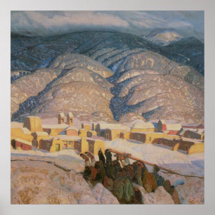 Poster Monts Sangre de Cristo par Blumenschein