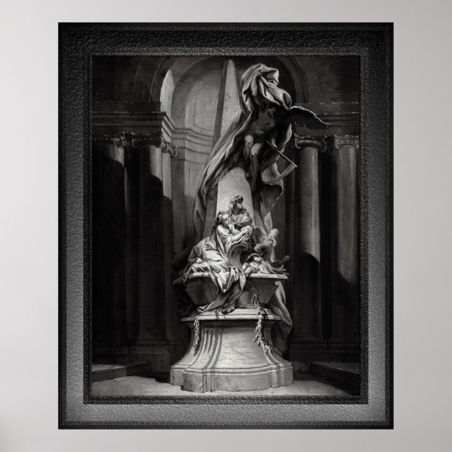 Poster Monument à Mignard par François Boucher (Devant)