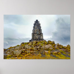 Poster Monument au poète islandais Stephan G. Stephansson