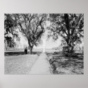 Poster Monument de Chalmette : 1900