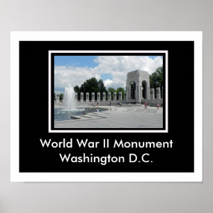 Poster Monument de la Seconde Guerre mondiale