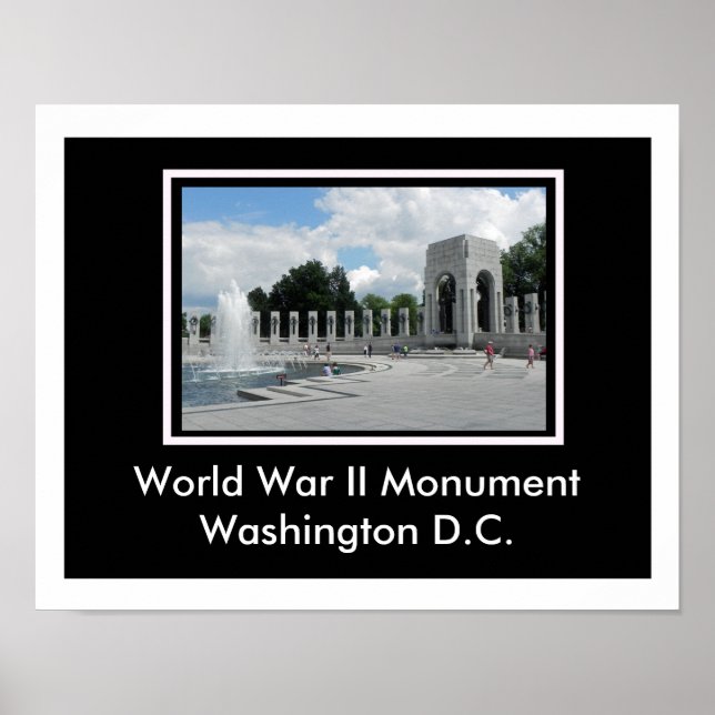 Poster Monument de la Seconde Guerre mondiale (Devant)