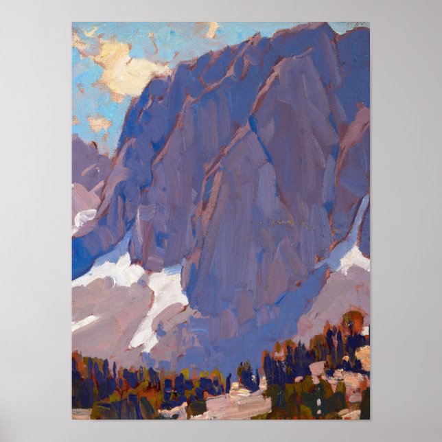 Poster Monument de la Sierra par Edgar Payne (Devant)