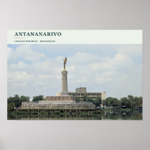 Poster Monument du bord du lac d'Antananarivo