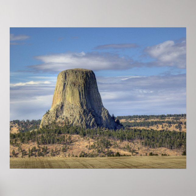 Poster Monument national de Devils Tower (Devant)