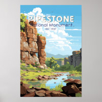 Monument national de Pipestone Minnesota Voyage Ar