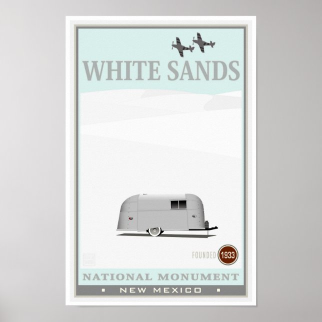 Poster Monument national de White Sands 1 (Devant)
