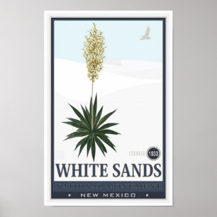 Poster Monument national de White Sands 3