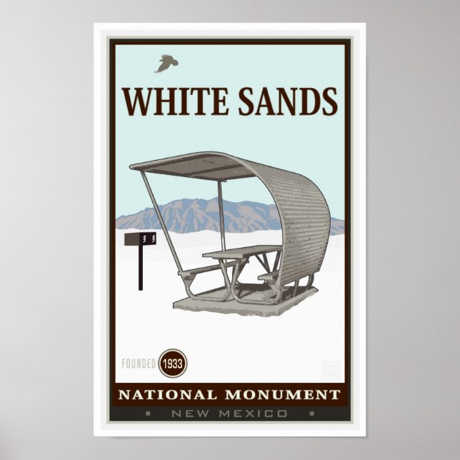 Poster Monument national de White Sands 4 (Devant)