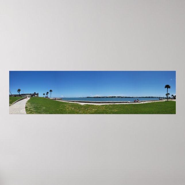 Poster Monument national du Castillo de San Marcos, FL (Devant)