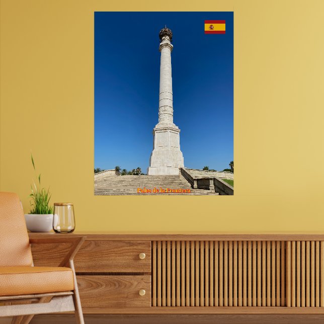 Poster Monument to the Discoverers, Palos de la Frontera (Salon 2)