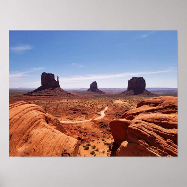 Poster Monument Valley (Devant)