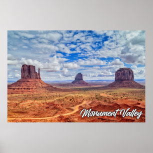 Poster Monument Valley, Arizona, États-Unis