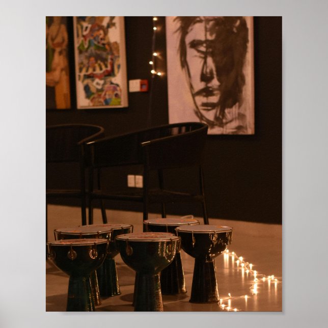 Poster Moody Bohemian Gallery Wall Art (Devant)