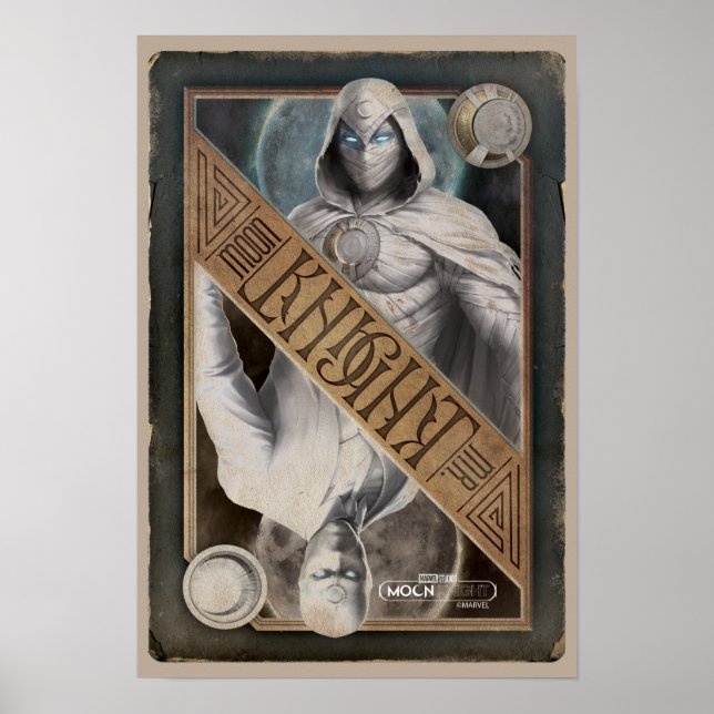 Poster Moon Knight/Mr Knight Ancient Card Graphic (Devant)