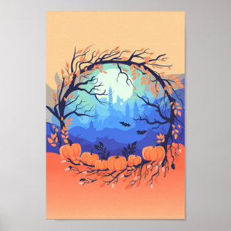 Poster Moonlit Harvest