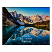Moraine Lake, Alberta, Canada pittoresque